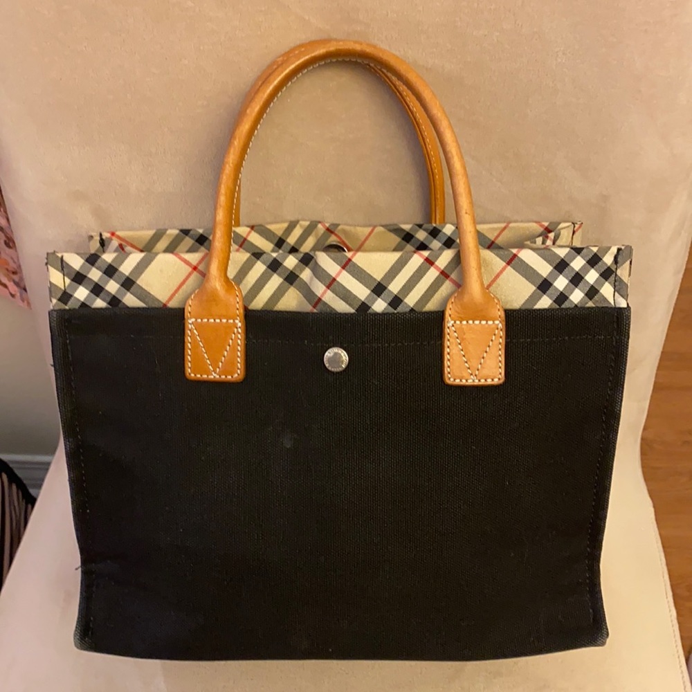 🌸Authentic Burberry London Blue Label Tote satchel bag